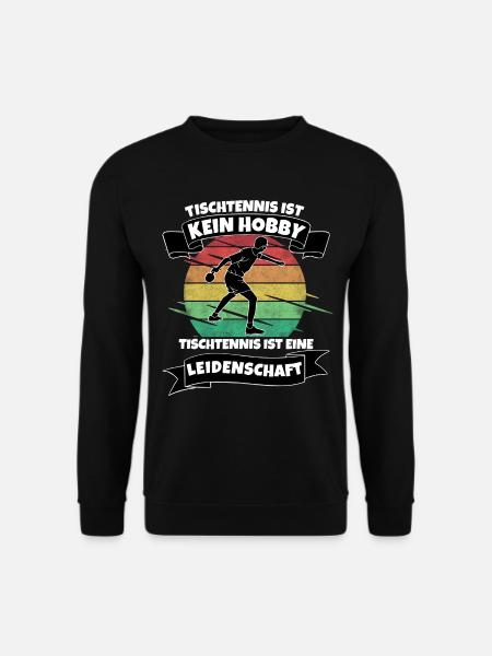 Tischtennis - Unisex Pullover - Schwarz