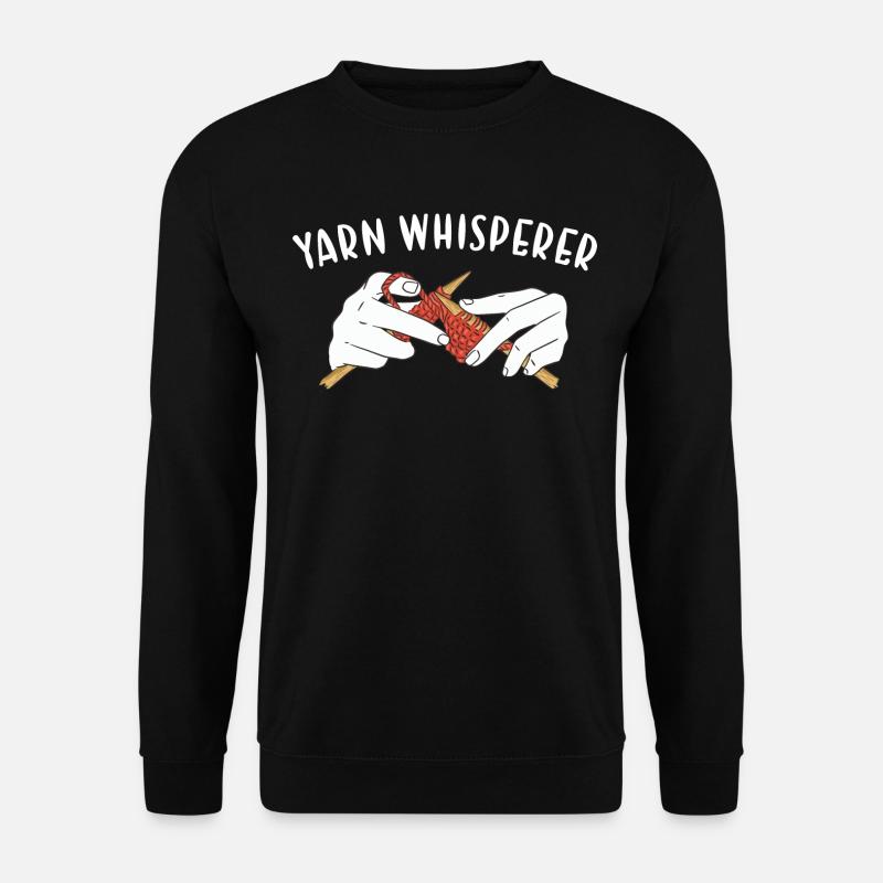 Tricot Whisperer - Sweat-shirt Unisexe - noir