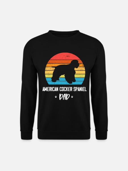 Cocker Spaniel américain - Sweat-shirt Unisexe - noir