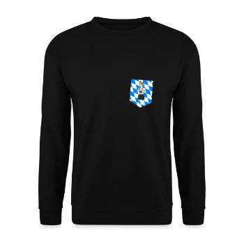 Drapeau bavarois Chat Cadeau - Sweat-shirt Unisexe - noir - Devant - Alina (178cm) & Michal (187cm)