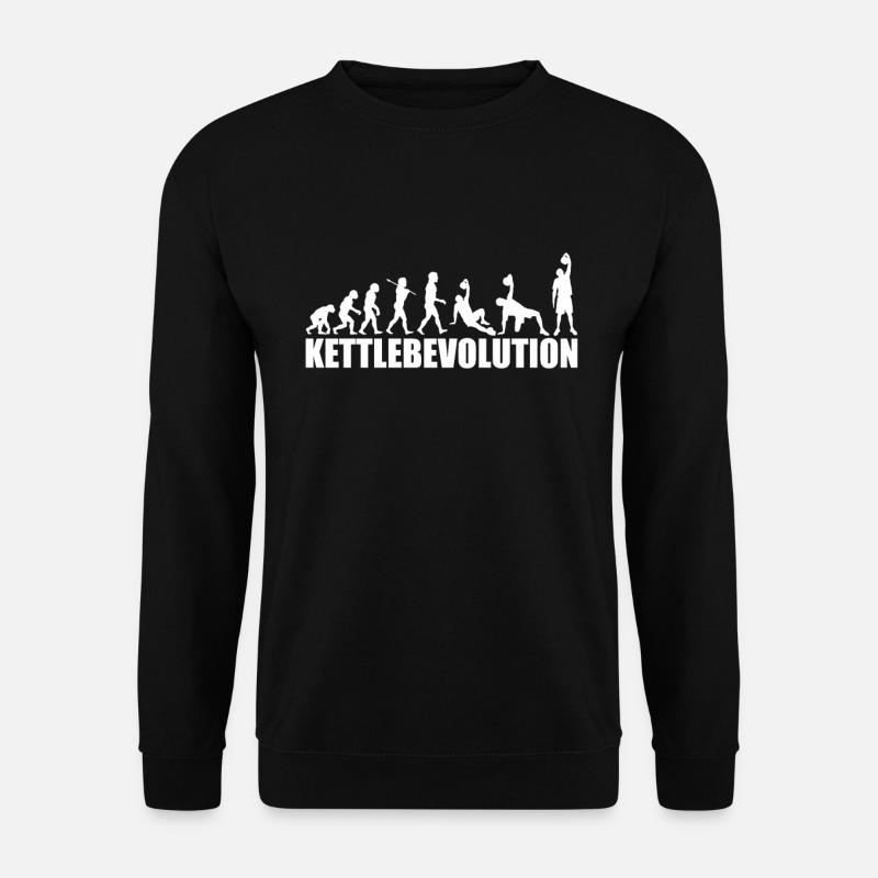 Kettlebell Kettleball TGU Evolution Geschenk - Unisex Pullover - Schwarz