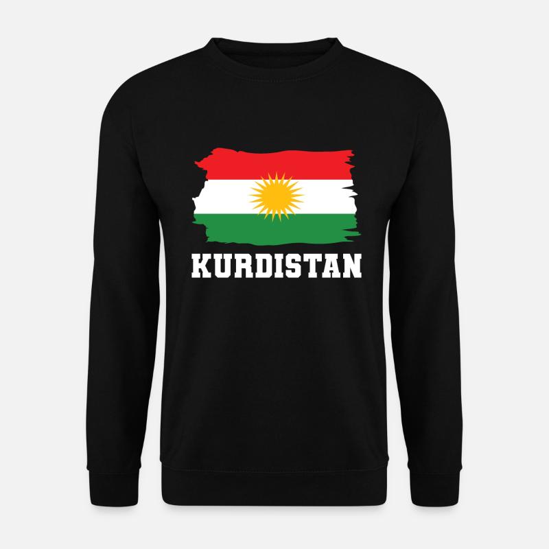 Drapeau kurde kurde kurde kurde son biji - Sweat-shirt Unisexe - noir