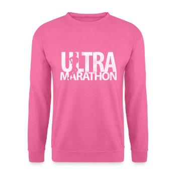 Ultramarathon 100 Kilometer Ultralaufen Geschenk - Unisex Pullover - Pink - Vorne