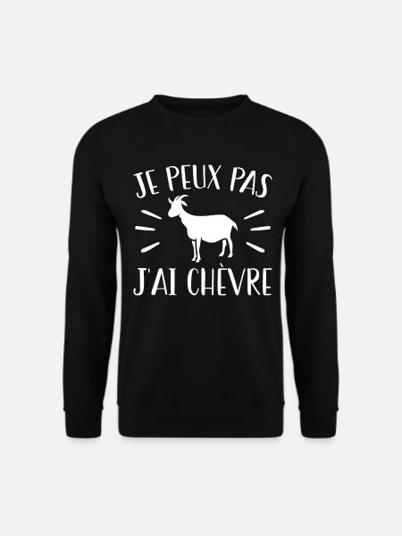 I can't I goat - Unisex Sweatshirt - black