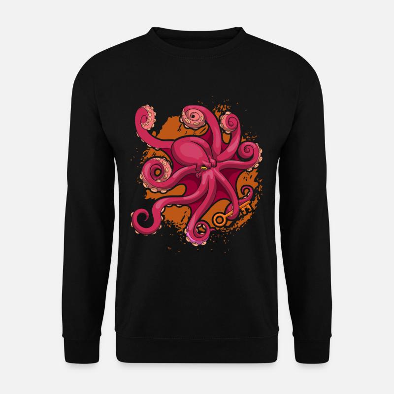 octopus - Unisex Sweatshirt - black