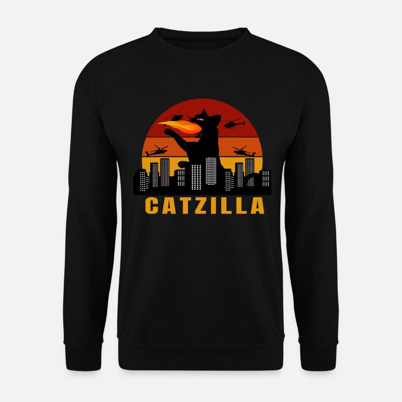 catzilla catzilla - Sweat-shirt Unisexe - noir