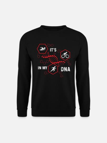 Triathlon it es in my dna - Unisex Pullover - Schwarz