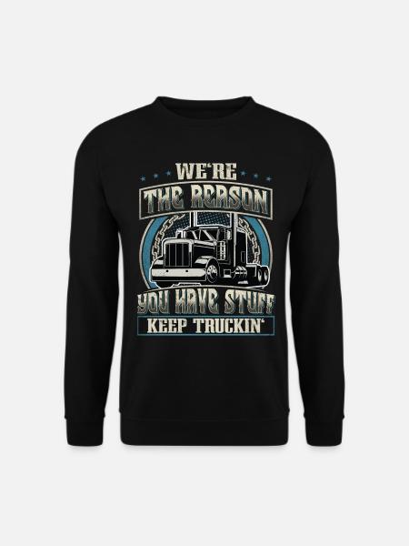 LKW Fahrer - Unisex Pullover - Schwarz