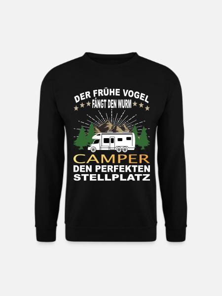 Wohnwagen Camping - Unisex Pullover - Schwarz