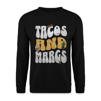Taco - Unisex Sweatshirt - black - Front - Alina (178cm) & Michal (187cm)