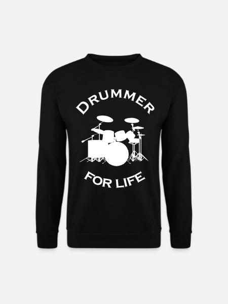 Drummer for life Drum Drums - Unisex Sweatshirt - black