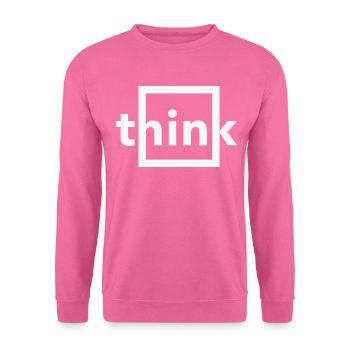 Think - Unisex Pullover - Pink - Vorne