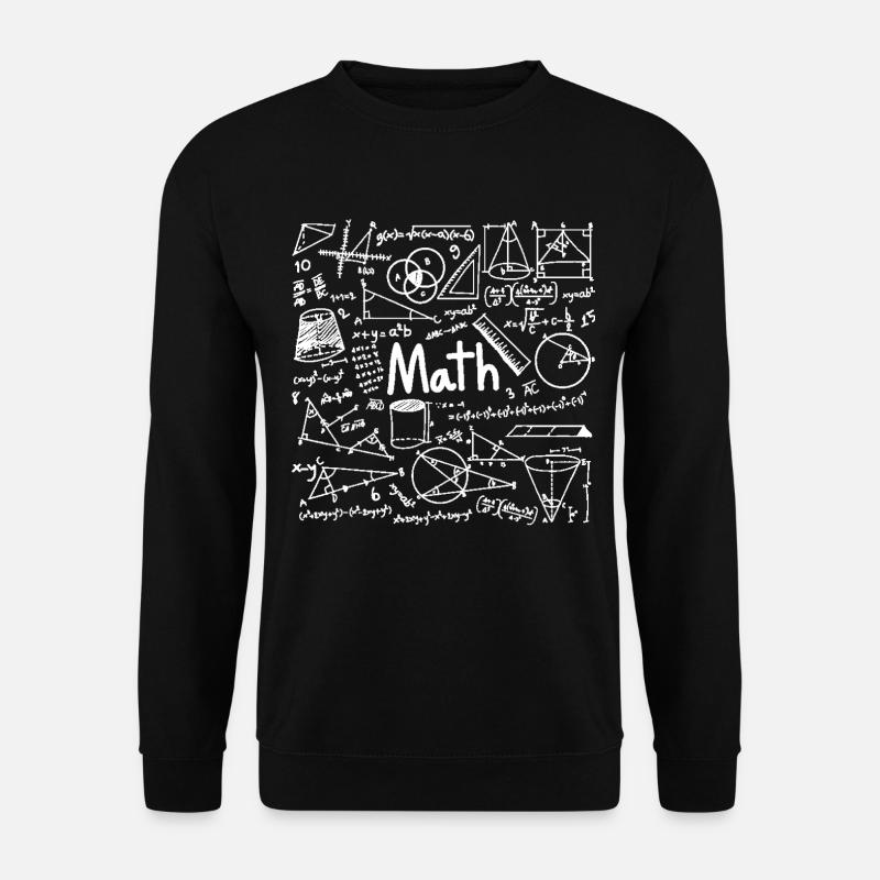 Math Teacher Gift and Math Club Mathematics Equati - Unisex Pullover - Schwarz