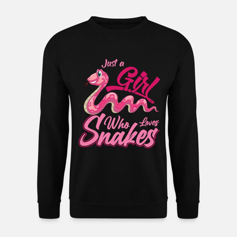 Snake owners Snake lovers Snakes - Unisex Sweatshirt - black