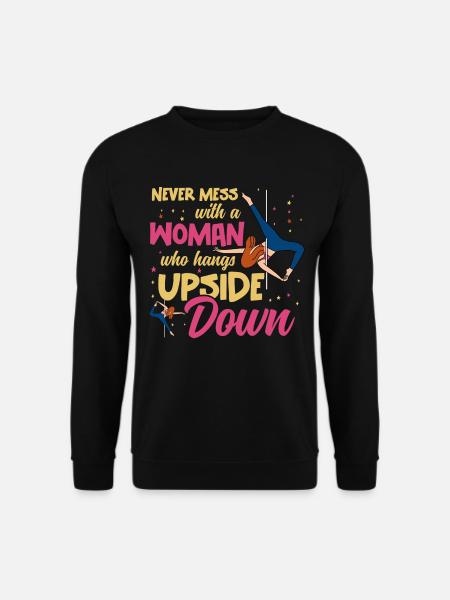 Pole Dance Tanzen Pole Dance Tänzerin - Unisex Pullover - Schwarz