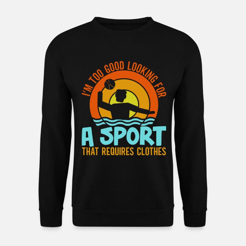 Wasserball Spieler Wasserball Mannschaft Trainer - Unisex Pullover - Schwarz
