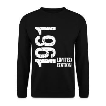 1961 limited edition - Unisex Pullover - Schwarz - Vorne - Alina (178cm) & Michal (187cm)