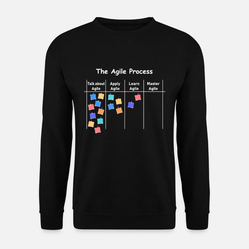 Agile Process AOE Projekt Prozessmanagement - Unisex Pullover - Schwarz