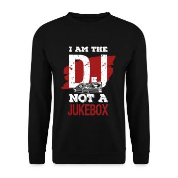 Je suis le DJ pas un jukebox - Sweat-shirt Unisexe - noir - Devant - Alina (178cm) & Michal (187cm)