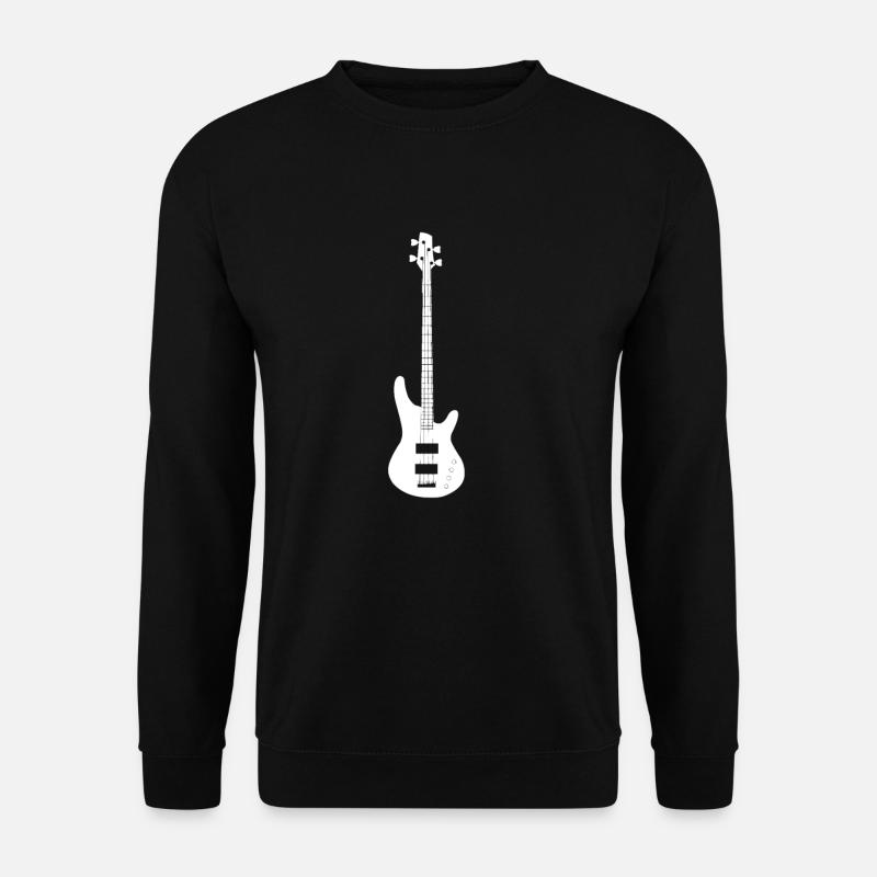 Gitarre und E-Gitarre Symbol - Unisex Pullover - Schwarz