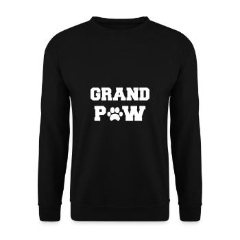 Grand Paw - Unisex Pullover - Schwarz - Vorne - Alina (178cm) & Michal (187cm)