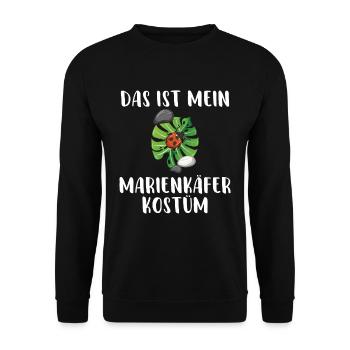 Das ist mein Marienkäfer Kostüm kleiner süßer Käfe - Unisex Pullover - Schwarz - Vorne - Alina (178cm) & Michal (187cm)