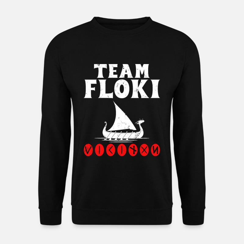 Team Floki der Schiffsbauer - Unisex Pullover - Schwarz