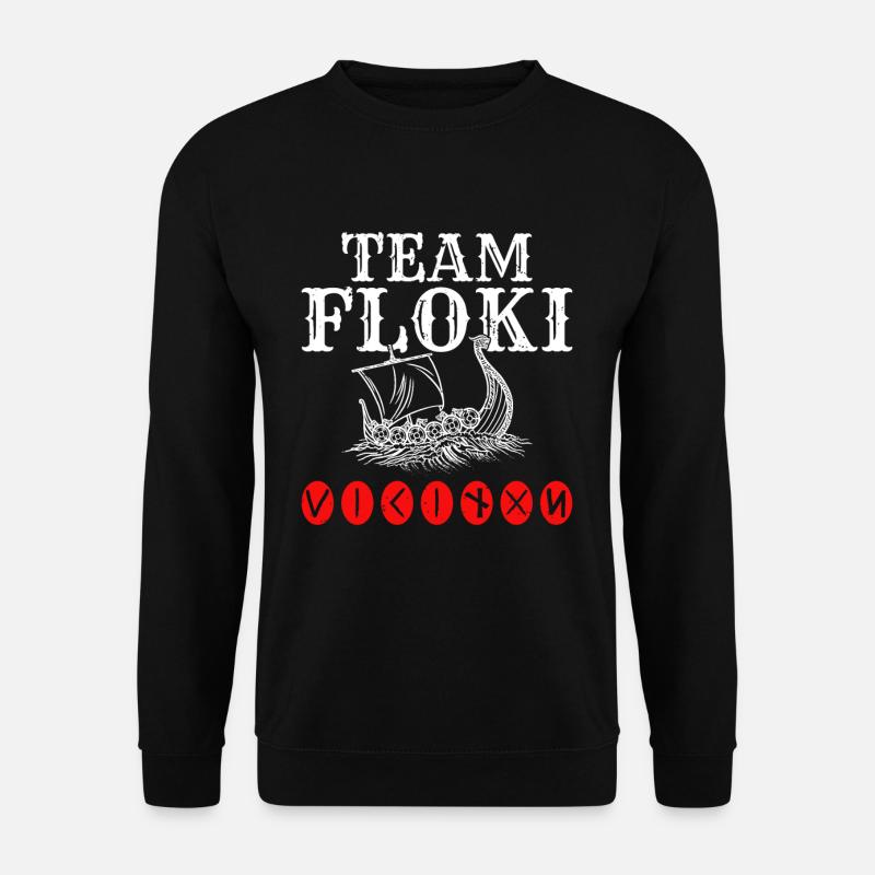 Team Floki der Schiffsbauer - Unisex Pullover - Schwarz