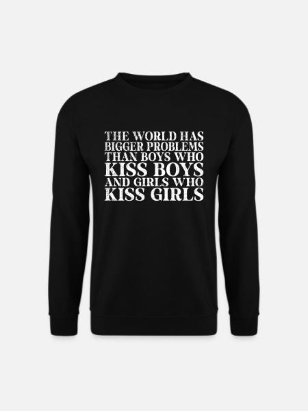 The world has bigger problems than LGBTQ+ People - Unisex Pullover - Schwarz