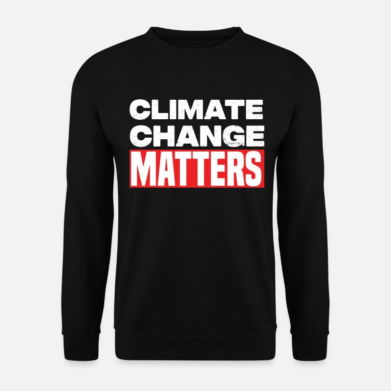 Climate Change Matters - Unisex Sweatshirt - black