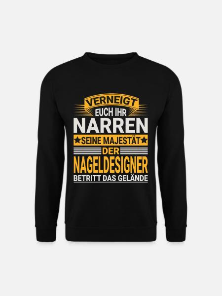 Nageldesigner Design für einen Nageldesigner - Unisex Pullover - Schwarz