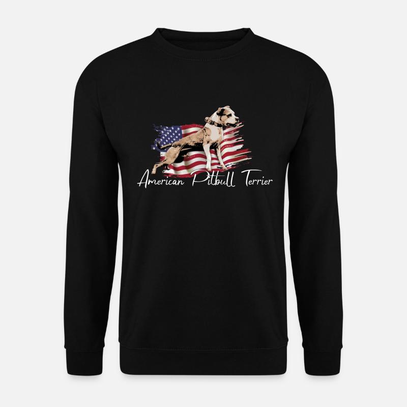 American Pitbull Terrier - Unisex Pullover - Schwarz