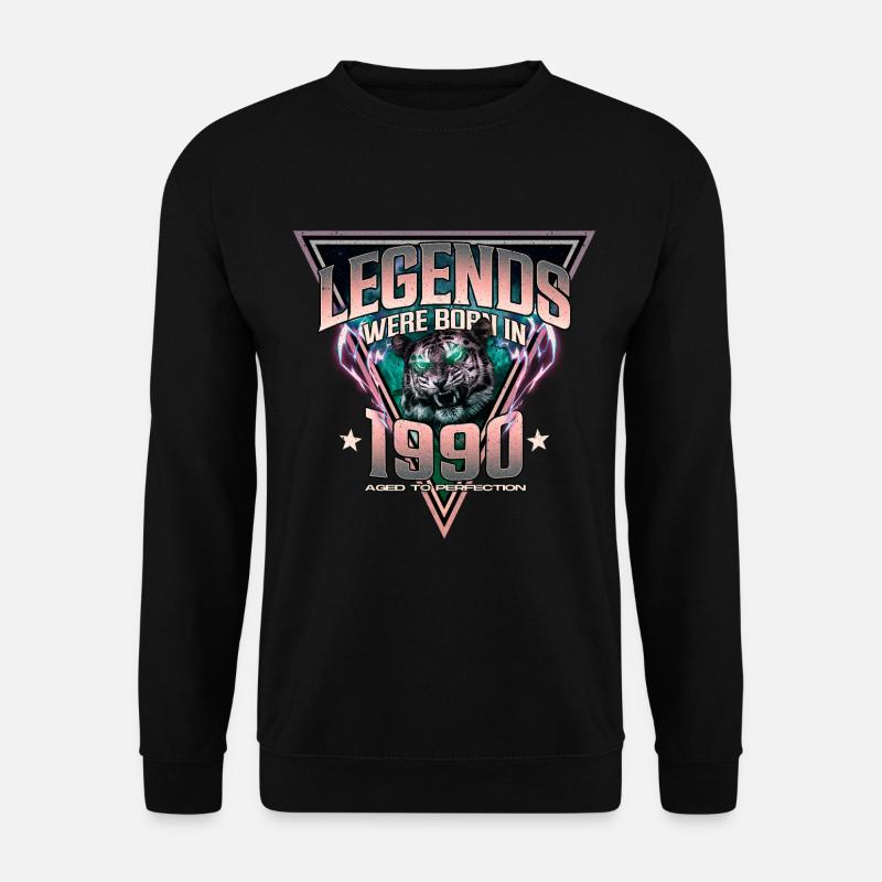 Legenden wurden 1990 geboren - Unisex Pullover - Schwarz
