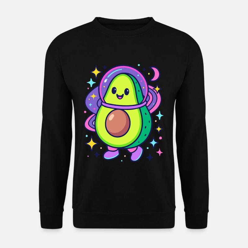 Avocado astronaut in space - Unisex Sweatshirt - black
