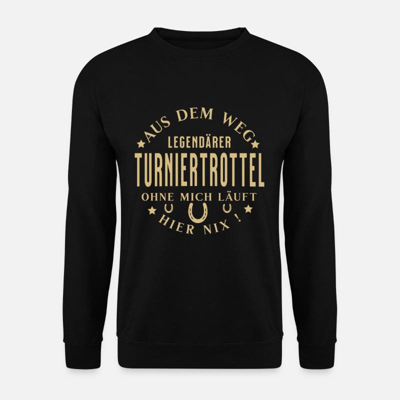 Legendärer Turniertrottel - Unisex Pullover - Schwarz