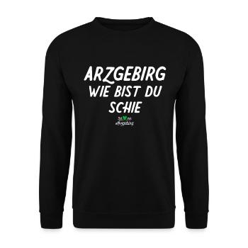 Montagne d’arzque comme tu es - Sweat-shirt Unisexe - noir - Devant - Alina (178cm) & Michal (187cm)