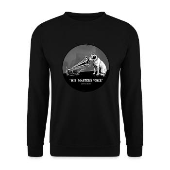 20er Jahre Swing Vintage T-Shirt Voice Geschenk - Unisex Pullover - Schwarz - Vorne - Alina (178cm) & Michal (187cm)