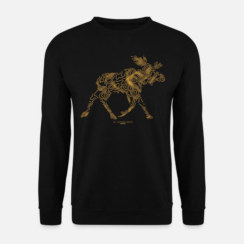 Schweden Elch - Unisex Pullover - Schwarz