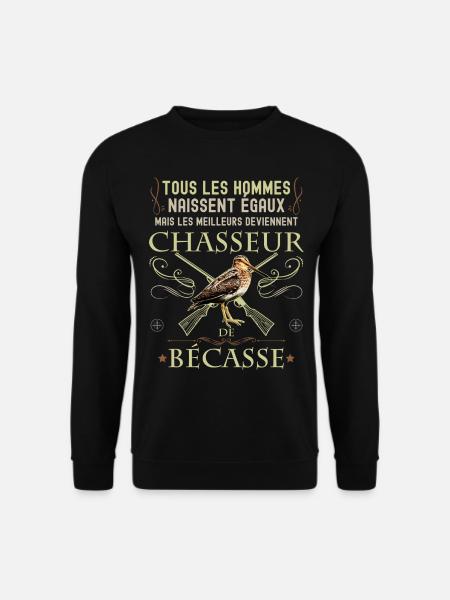 Humour Chasseurs de bécasse - Sweat-shirt Unisexe - noir