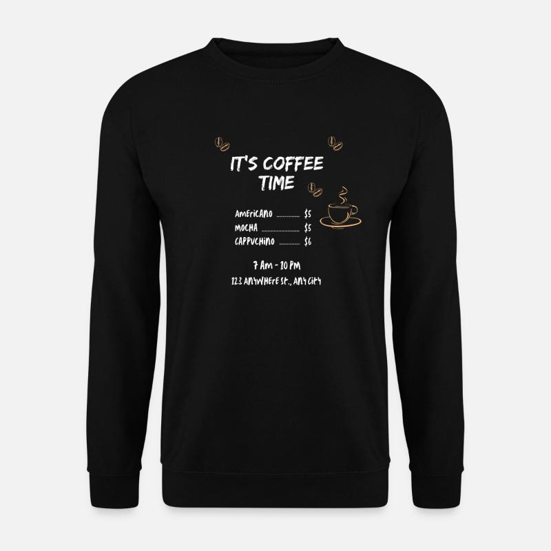 Coffee Time - Unisex Sweatshirt - black