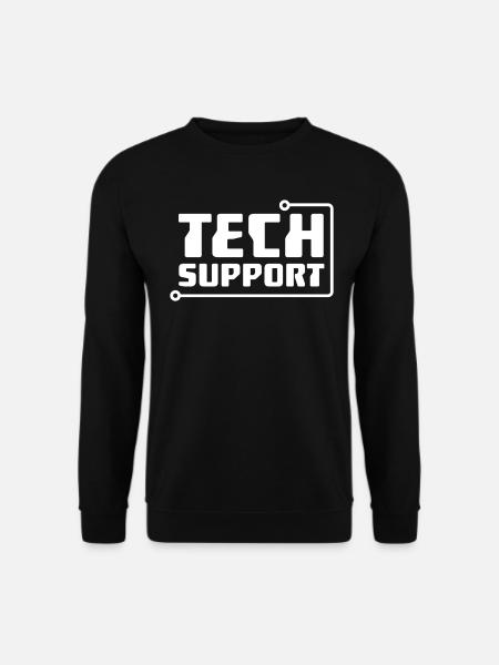 Tech Support - Unisex Sweatshirt - black