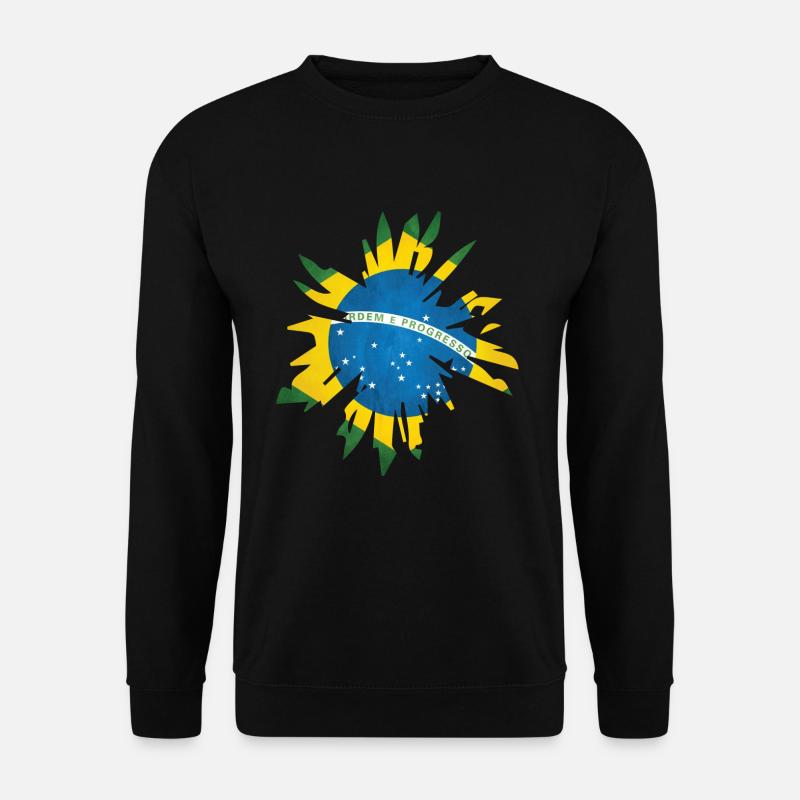Brasilien - Unisex Pullover - Schwarz