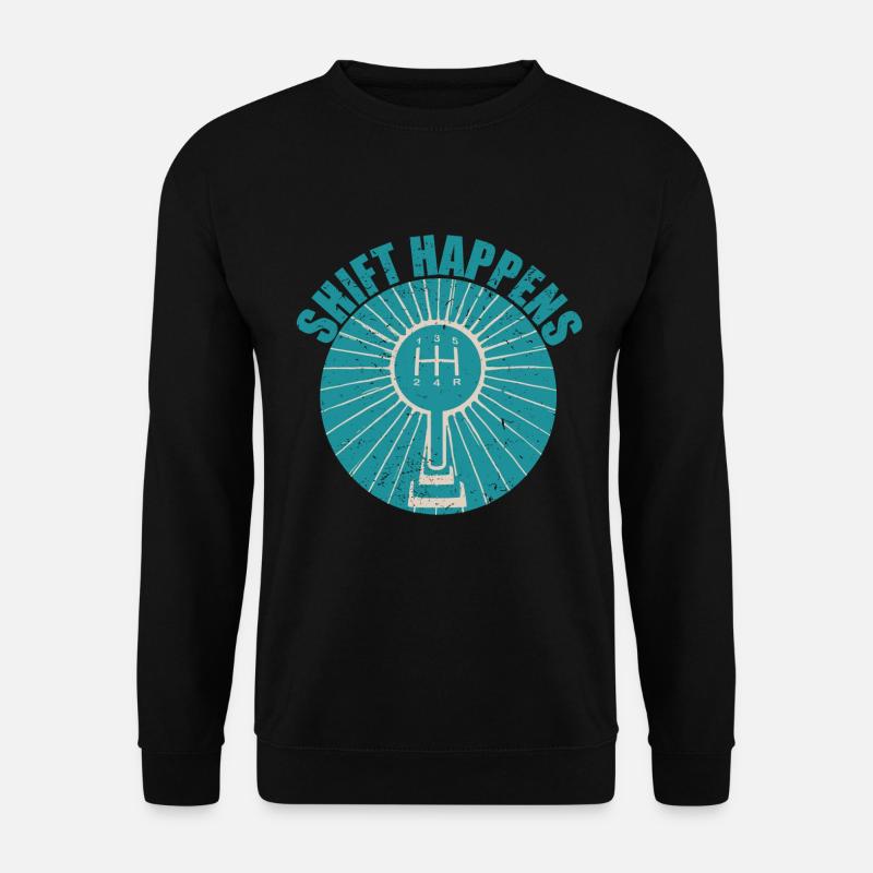 Schaltknauf Auto - Unisex Pullover - Schwarz