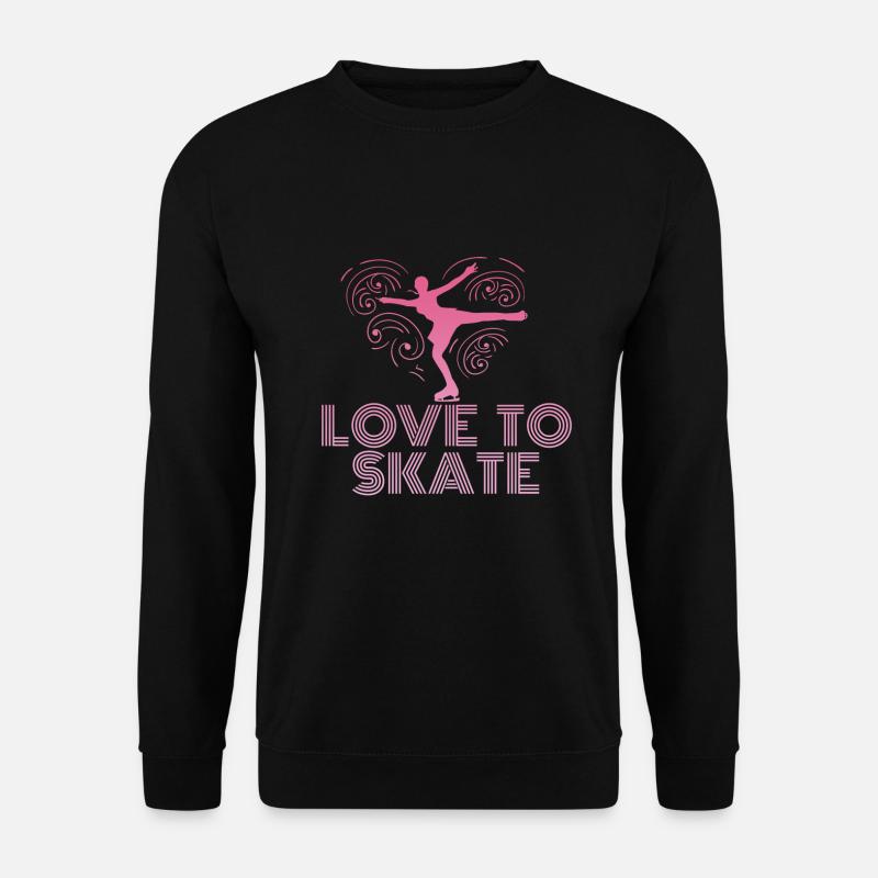 Eiskunstlauf - Unisex Pullover - Schwarz
