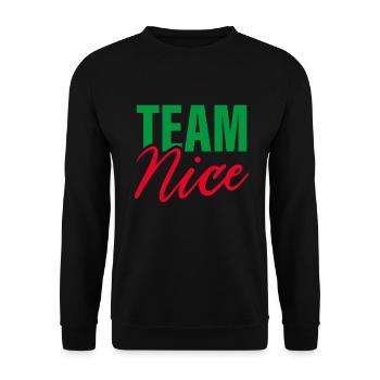 L’équipe Nice - Sweat-shirt Unisexe - noir - Devant - Alina (178cm) & Michal (187cm)