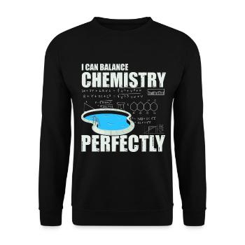 Conceptions de sauveteurs pour les techniciens de piscine - Sweat-shirt Unisexe - noir - Devant - Alina (178cm) & Michal (187cm)