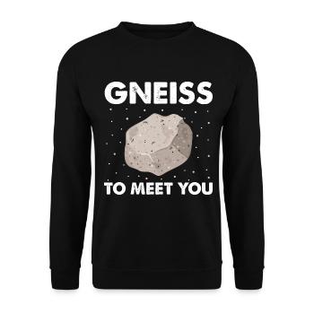 Collecteurs minéraux et ventilateur de minéraux de minerais - Sweat-shirt Unisexe - noir - Devant - Alina (178cm) & Michal (187cm)
