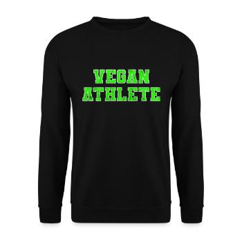 Vegan TShirt Vegan Vegan Cadeau environnemental - Sweat-shirt Unisexe - noir - Devant - Alina (178cm) & Michal (187cm)