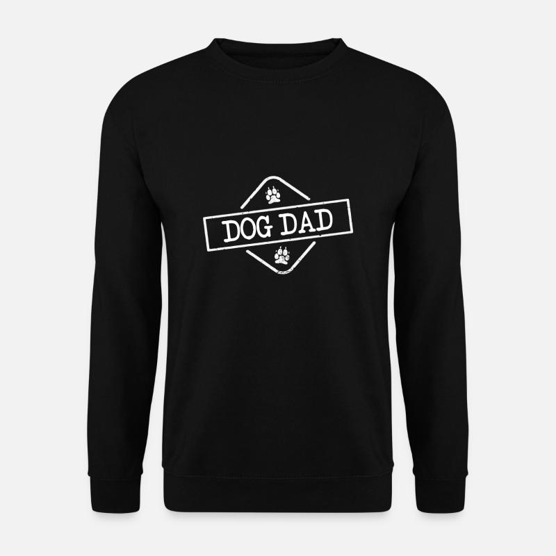 Dog Dad Hund - Unisex Pullover - Schwarz