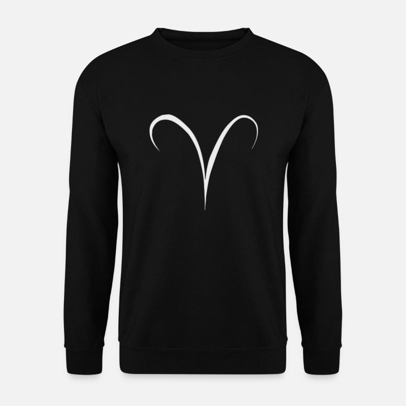 Sternzeichen Widder - Unisex Pullover - Schwarz